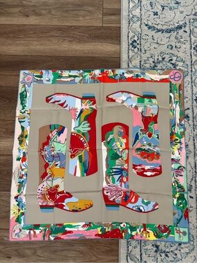 Hermes 90cm Silk Scarf